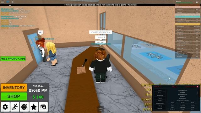 Trolling & Exploiting at High School Life I ROBLOX Exploiting #42 смотреть онлайн