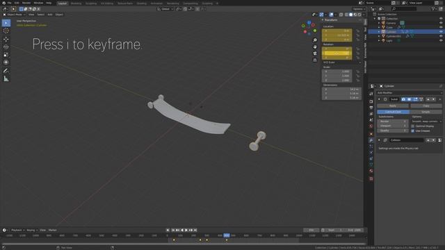 [2.82] Blender Tutorial: Cloth Stretching Simulation смотреть онлайн