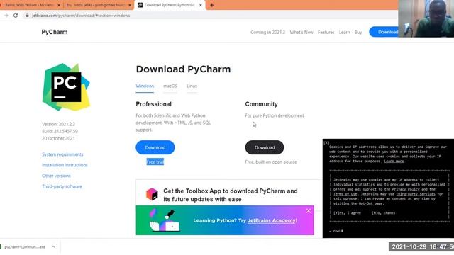 How to install Python ide (pygarm) in English language in 2021 смотреть онлайн