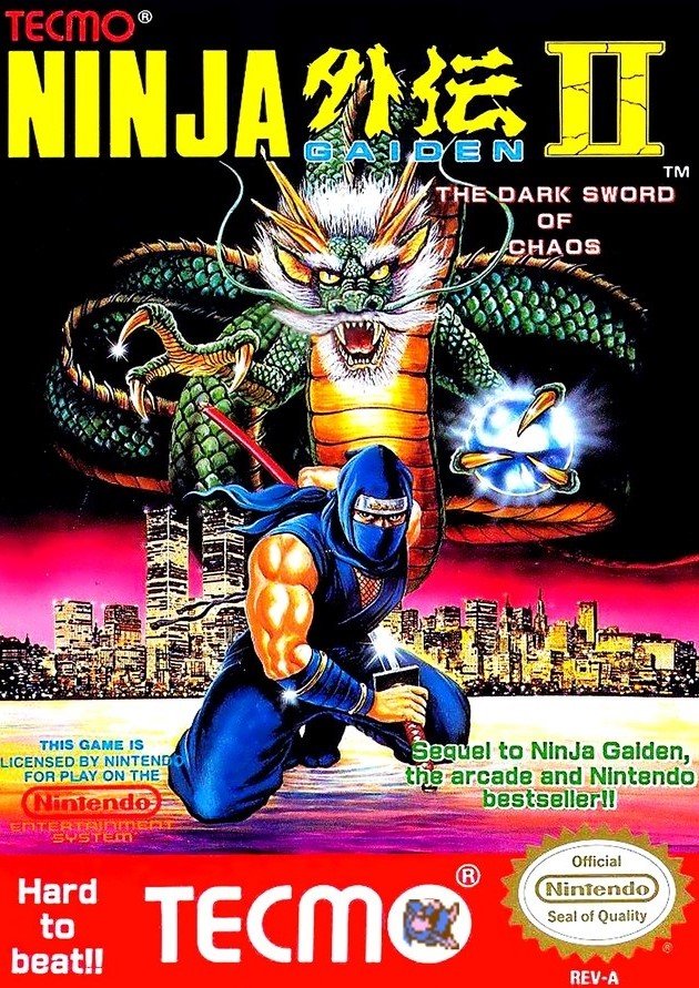 Super Nintendo (Snes) 16-bit Ninja Gaiden 2 part The Dark Sword of Chaos Полное Прохождение