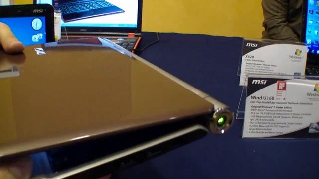 MSI Wind U160 First Impressions at Cebit Preview 2010 in Munich смотреть онлайн