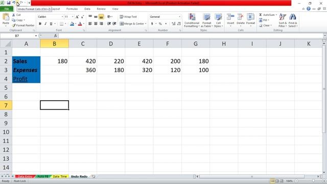 How to Use Undo & Redo in Ms Excel ? || New 2020 in Hindi || смотреть онлайн