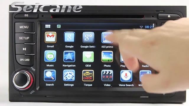 Android 4.2 2002-2008 Audi A4 Aftermarket Stereo In Dash DVD Player Support 3G 1080P OBD II DVR смотреть онлайн