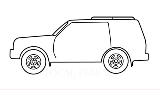 How to Draw Toyota land cruiser 1995 смотреть онлайн