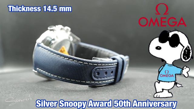 Omega Speedmaster Professional SILVER SNOOPY AWARD (GEN 3) 50th Anniversary смотреть онлайн
