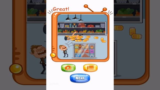 Troll Robber - Long Hand Thief Puzzle Game -All Levels 106-140 Solution Android Gameplay Walkthroug смотреть онлайн