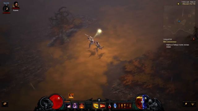 Diablo III Прохождение #7 - Акт I. Меч Незнакомца. смотреть онлайн