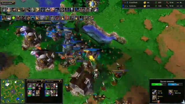 Warcraft III. Игра до последнего здания! смотреть онлайн