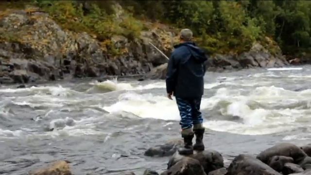 река Умба. Рыбалка смотреть онлайн