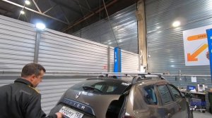 Установка антенны акулий плавник на Рено Дастер