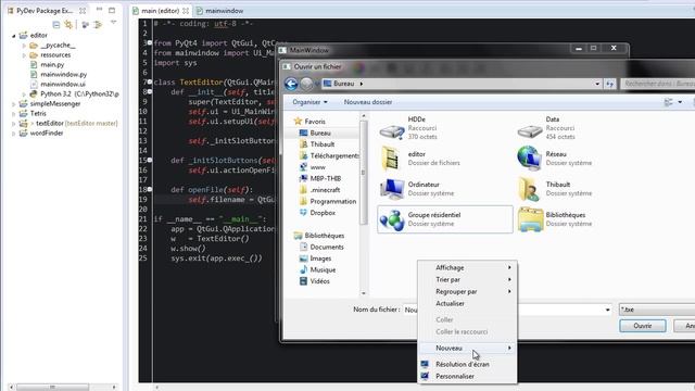 [Programmation] Créer un éditeur de texte avec Python et Qt5 [PART 2] смотреть онлайн