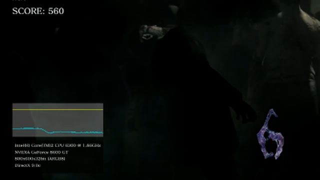 Resident Evil 6 Benchmark On Nvidia 8600GT смотреть онлайн