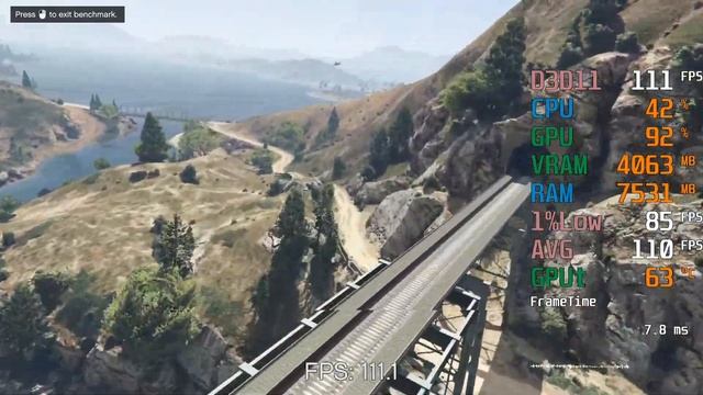 GeForce RTX 2060 -- AMD Ryzen 3 3300X -- Grand Theft Auto V GTA V Benchmark смотреть онлайн