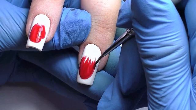 Новогодние Варежки на ногтях и френч | Новогодний Дизайн Ногтей | The Coolest Winter Nail Design смотреть онлайн