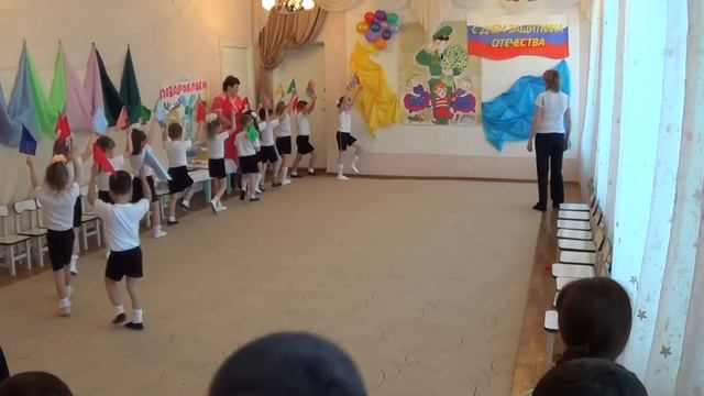 перестроение с флажками