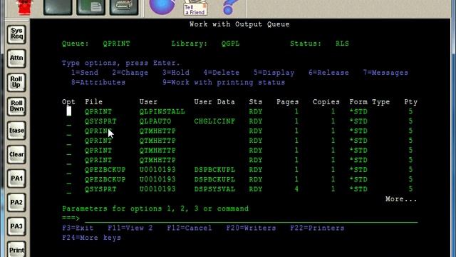AS400 Tutorial - Spool File Priority and WRKSPLF смотреть онлайн