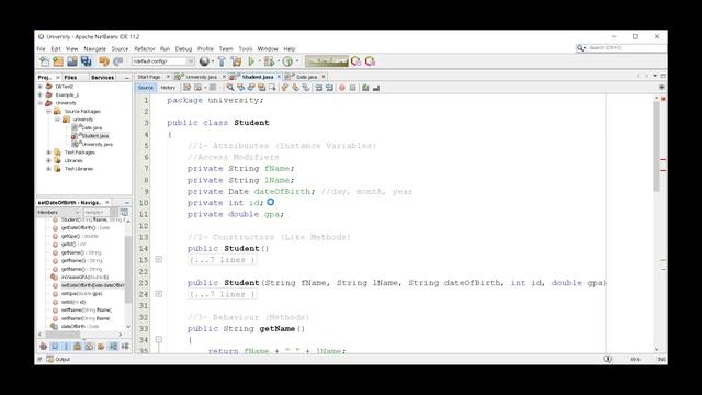 Java OOP - Lesson 06 - Composition - A class references objects of class {جافا بالعربى} смотреть онлайн
