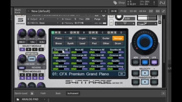 Synthage 1.4 Sounds Walkthrough