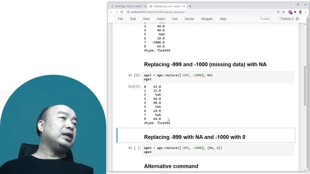 Python 08_Replacing values смотреть онлайн