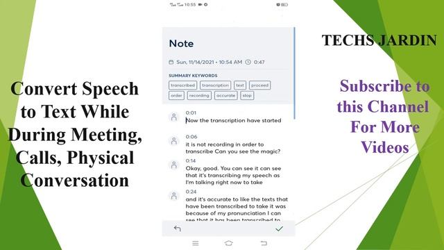 Convert Live Speech to Text in Meeting, Calls, Physical Conversation - Transcription смотреть онлайн