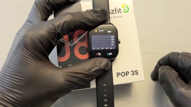 Тестирование часов Amazfit Pop 3S на неживом предмете смотреть онлайн