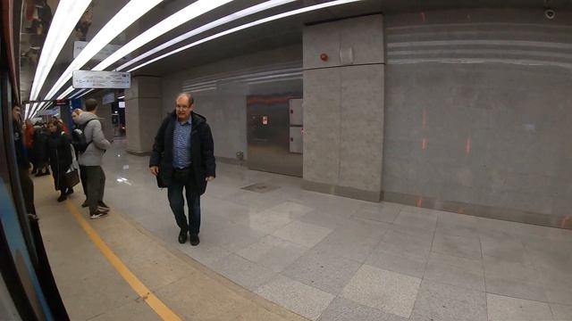 Открытие БКЛ 01.03.2023. Первый поезд от Каховской до Савёловской с пассажирами смотреть онлайн
