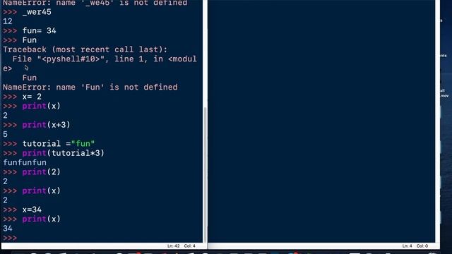 Variables In Python смотреть онлайн