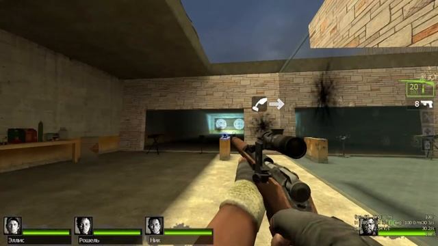 Обзор мода для Left 4 Dead 2. Заменители New gun MOD V3 #2. смотреть онлайн