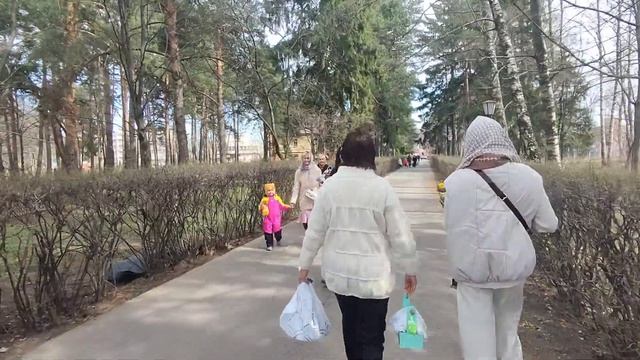 Освящение куличей перед великой Пасхой ! смотреть онлайн