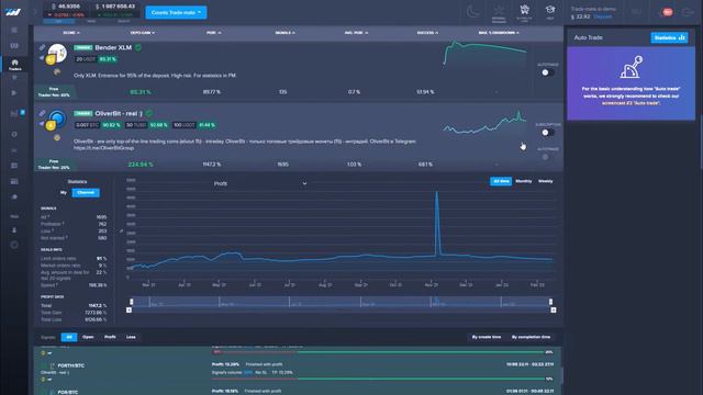 Копирование сделок на Binance (Futures, Spot, Margin) и Bitmex смотреть онлайн