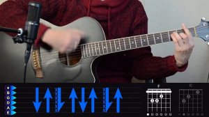 Макс Корж - Жить в Кайф на гитаре