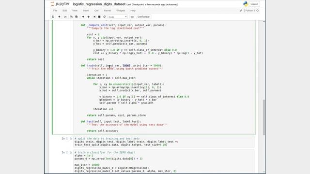 Handwritten Digits Classification: Logistic Regression from Scratch in Python смотреть онлайн