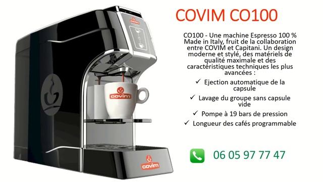 Machine à Café Covim CO100 pour capsules Opera (Compatible Blue®) 175€ смотреть онлайн