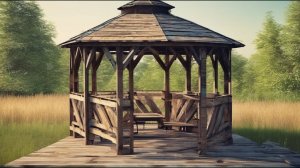 Беседка из поддонов своими руками для дачи
