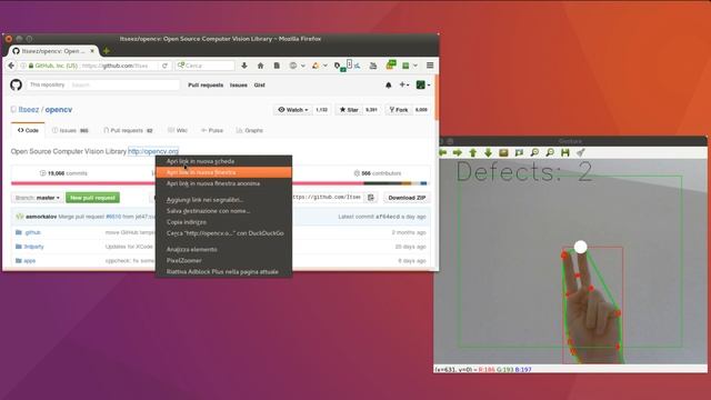 Mouse Control using OpenCV and a Webcam смотреть онлайн