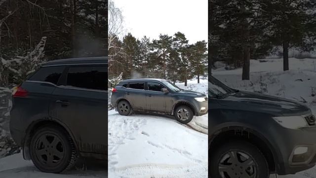 Мини тест подъёма на мини горочку, Geely Atlas 2.4 смотреть онлайн