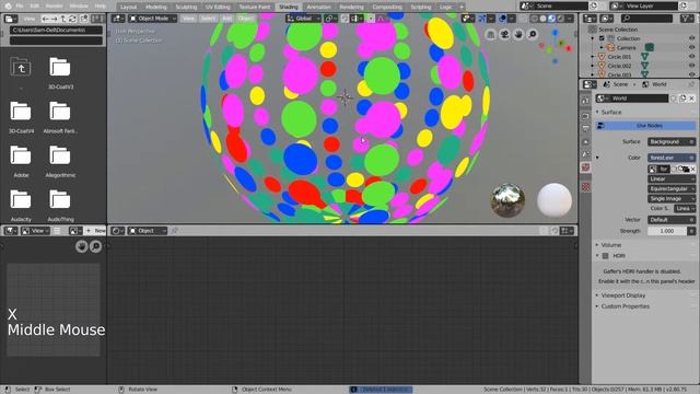 Spinning party ball - Blender Tutorial смотреть онлайн