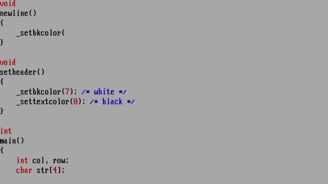 Writing a simple DOS ASCII table смотреть онлайн