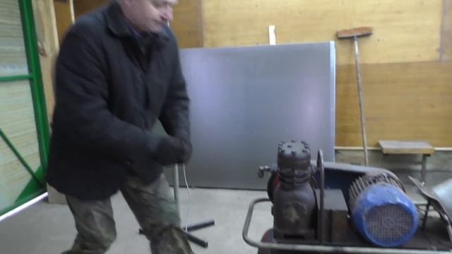 Самодельный гаражный компрессор || Быстрый ОБЗОР смотреть онлайн