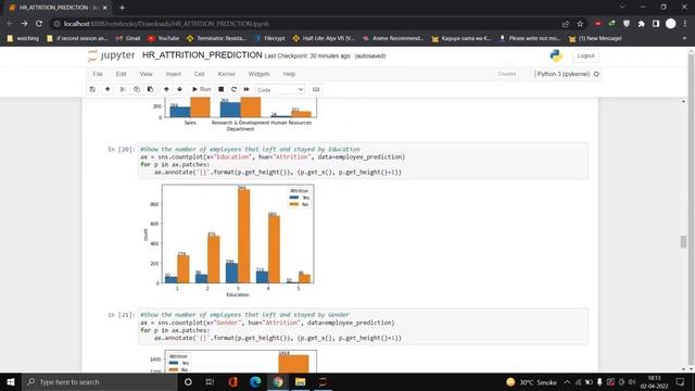 HR Employee Attrition Data Analysis | Data Science With Machine Learning and Python | TCR Innovatio смотреть онлайн