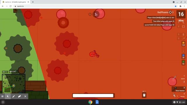 Playing surviv.io (My first video) смотреть онлайн