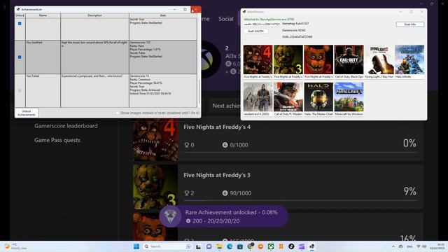 Xbox Series X/S/One Achievement Unlock Tool смотреть онлайн