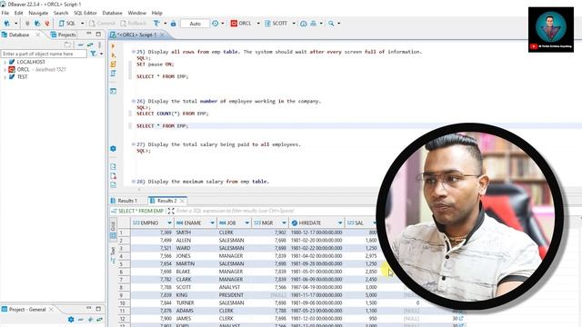 ?P3-Mastering SQL: 200 Essential Queries CLAUSE AND, OR, LIKE, Equal, Not Equal, Aggregate Funs?? смотреть онлайн