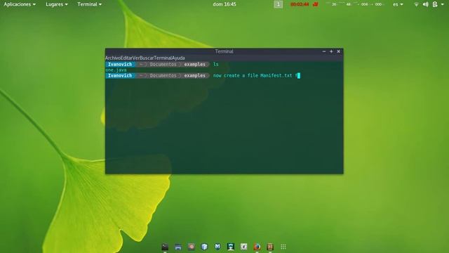 Creando un archivo .jar desde un .java desde comandos en terminal LINUX - File .jar from .java смотреть онлайн