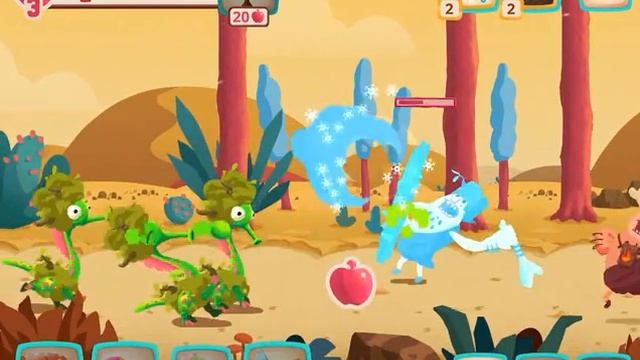 Dino Bash - Dinosaurs Vs Cavemen Defense iOS Gameplay - Part 4 смотреть онлайн