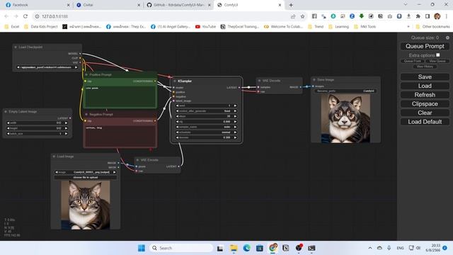 ComfyUI EP03 - Part2/4 : Image To Image Workflow [Stable Diffusion]