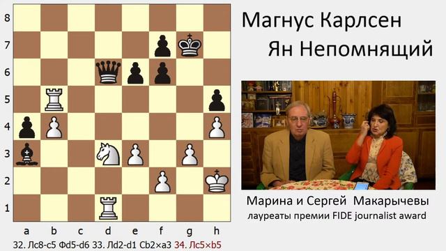 Магнус Карлсен - Ян Непомнящий, 6-я партия матча на первенство мира, Дубай 2021. смотреть онлайн