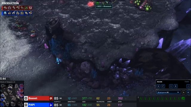 200 лимита на 8 минуте в ЗвП - как правильно халявить и пушить рочами в StarCraft 2 смотреть онлайн