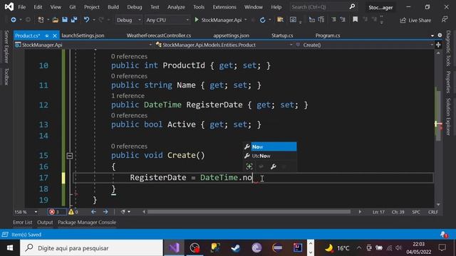Simple API Project - #02 - Creating Entity and Dto Class смотреть онлайн