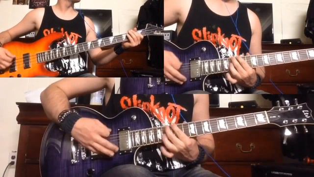 LINKIN PARK - "Qwerty" (Guitar & Bass Cover) (With backing drums no vocals) смотреть онлайн